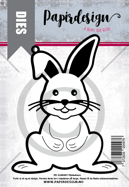 Papirdesign - Dies - Påskehare 2