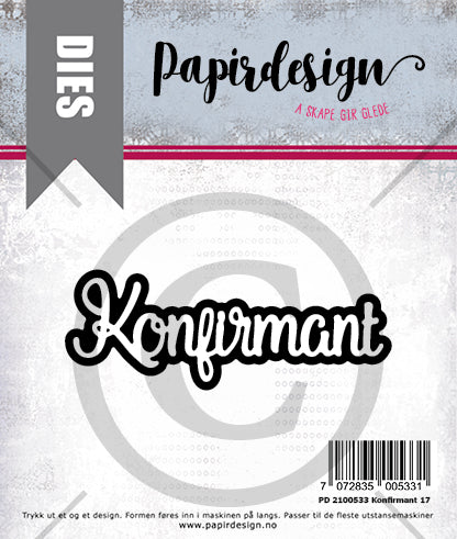 Papirdesign - Dies - Konfirmant 17