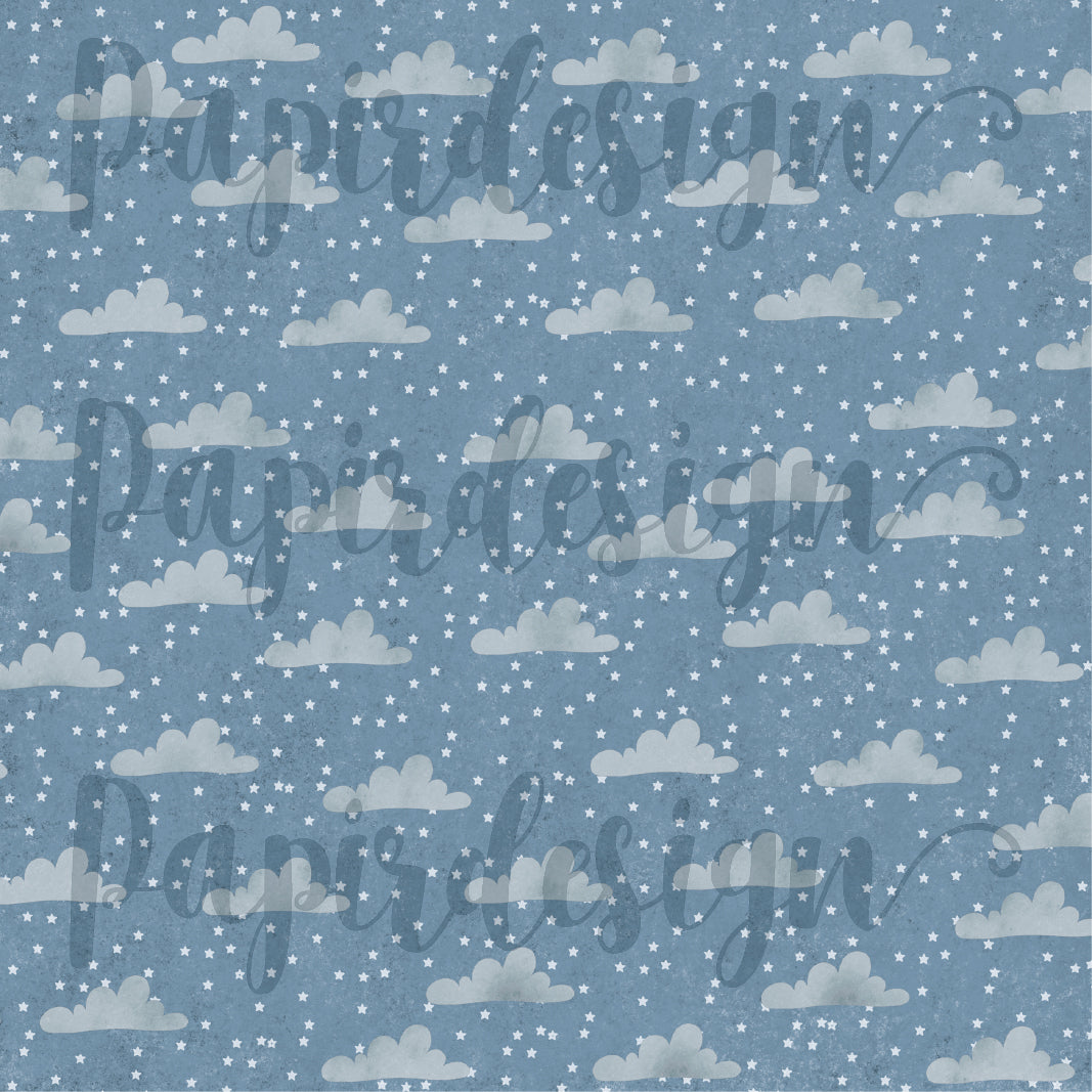 Papirdesign - Vårtegn - Måneskinn   - 12x12"