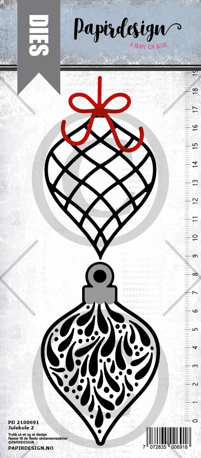 Papirdesign - Dies - Julekule 2