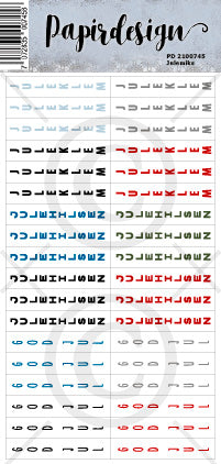 Papirdesign - Ord klistremerker - Julemiks