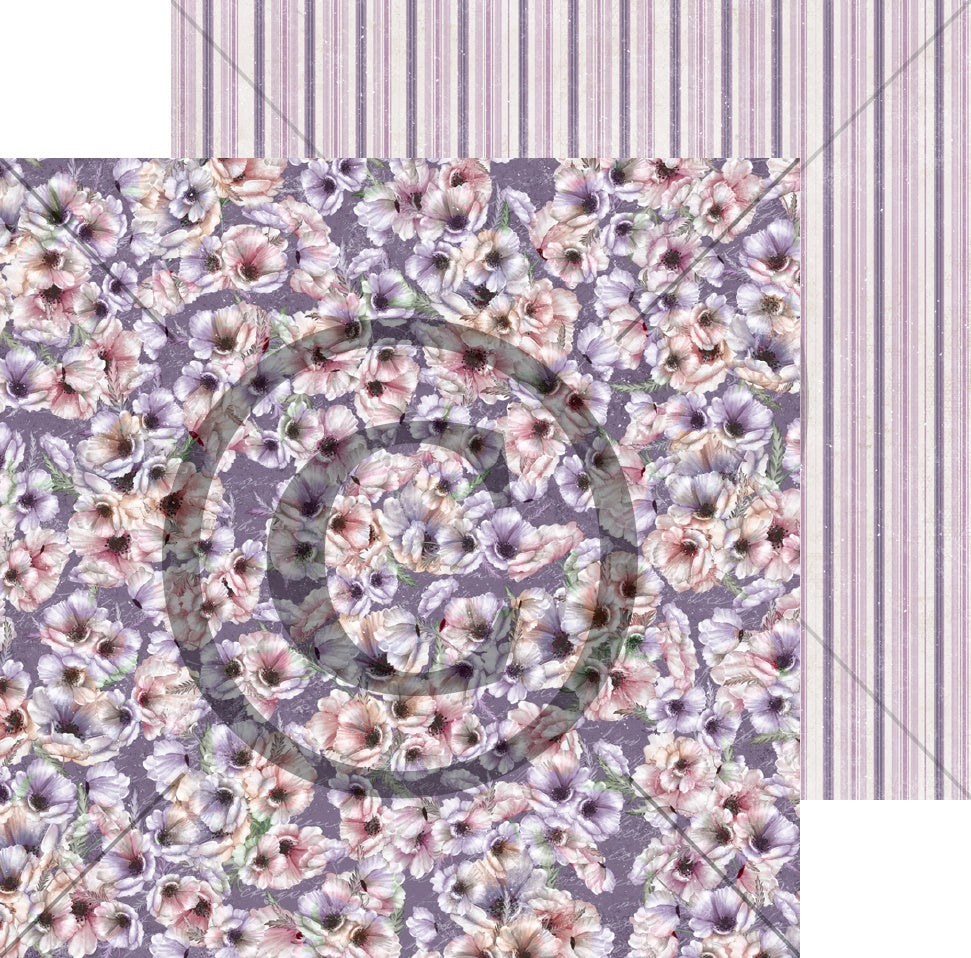 Papirdesign - Tradisjon - Blomsterpiker  - 12 x 12"