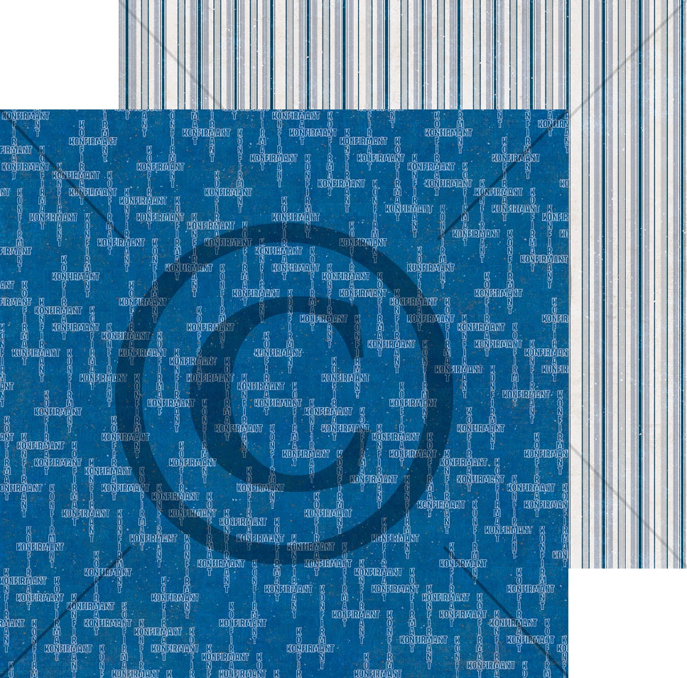 Papirdesign - Tradisjon - Endelig konfirmasjon - 12 x 12"