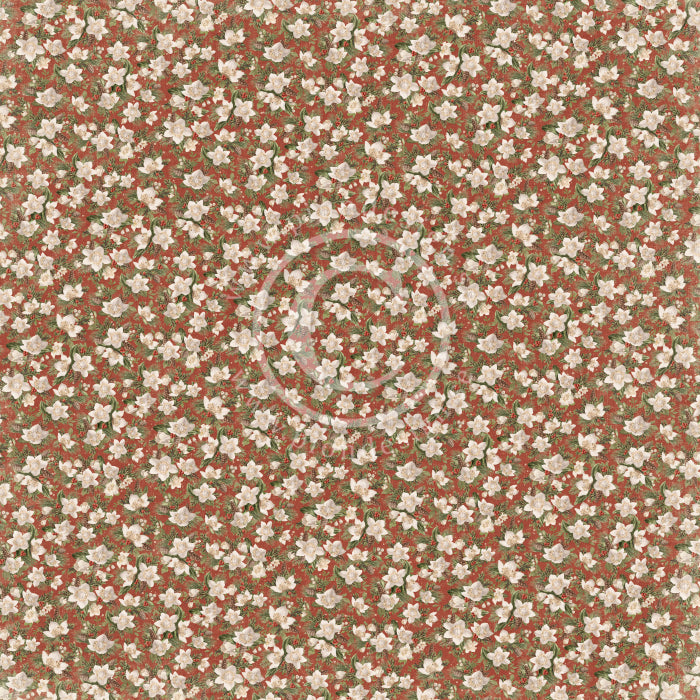 Pion Design - A Woodland Christmas Tale - Christmas flowers 12x12"