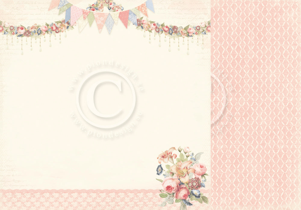 Pion Design - Garden of Hope - Garden party  - 12 x 12"