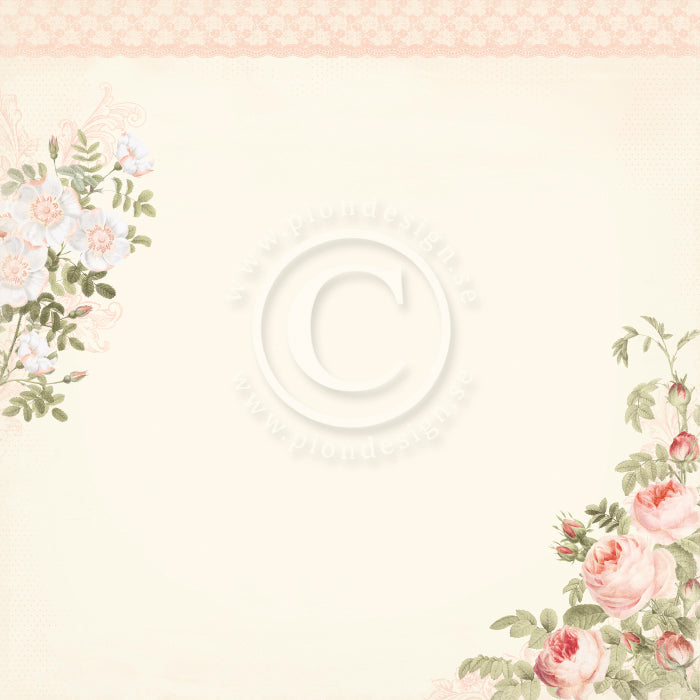 Pion Design - Garden of Hope - Garden flowers - 12 x 12"