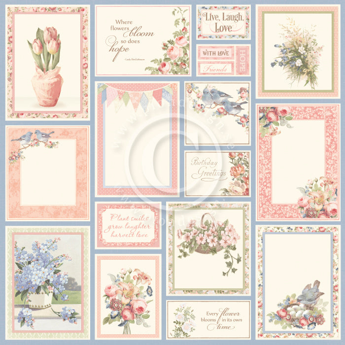Pion Design - Garden of Hope - Joyful day - 12 x 12"