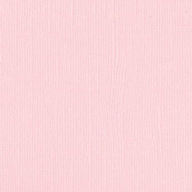 Bazzill Canvas 12 x 12 Petal Soft rosa kartong