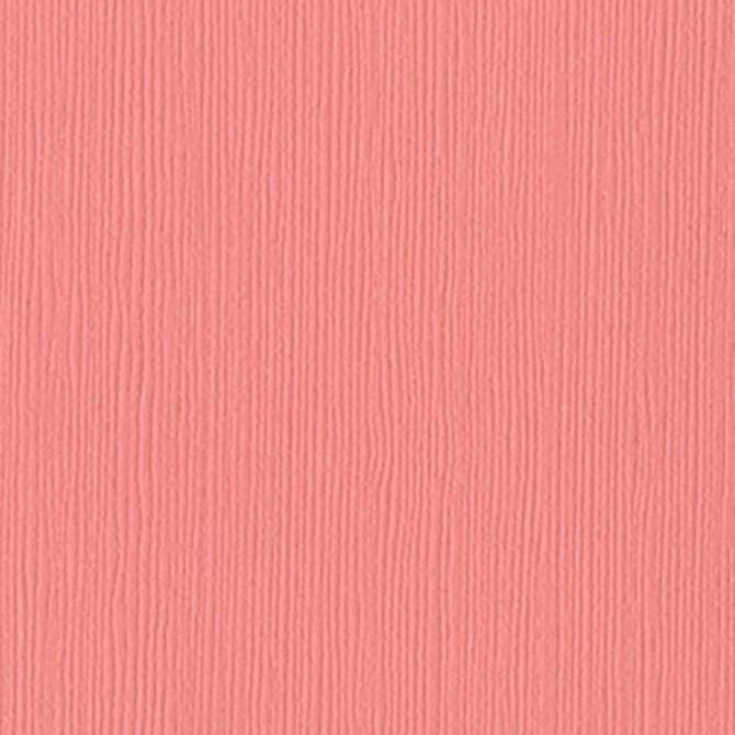 Bazzill - Grass Cloth - Piglet 12x12" rosa kartong