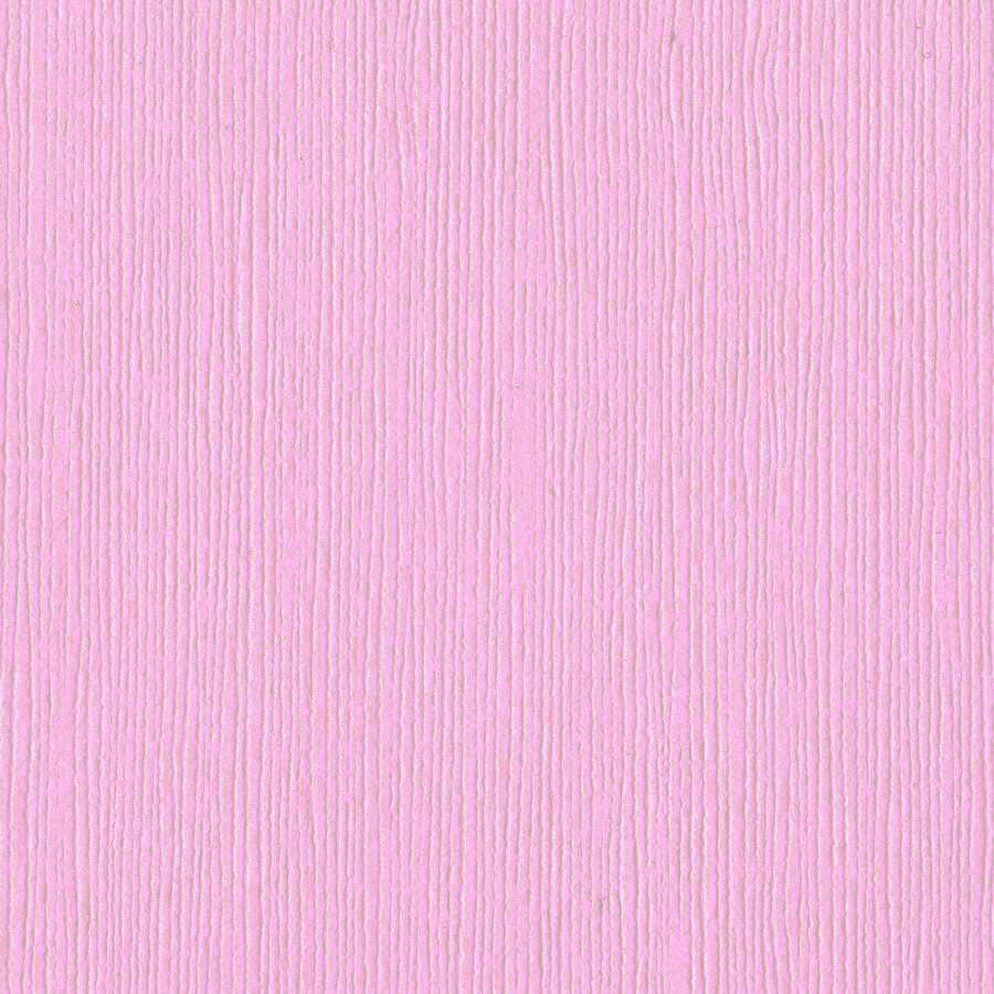 Bazzill - Grass Cloth - Pinkini 12x12" rosa kartong