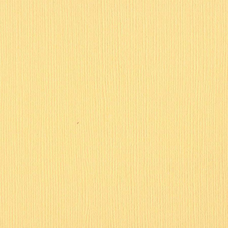 Bazzill Grass Cloth 12 x 12 Pollen gul kartong