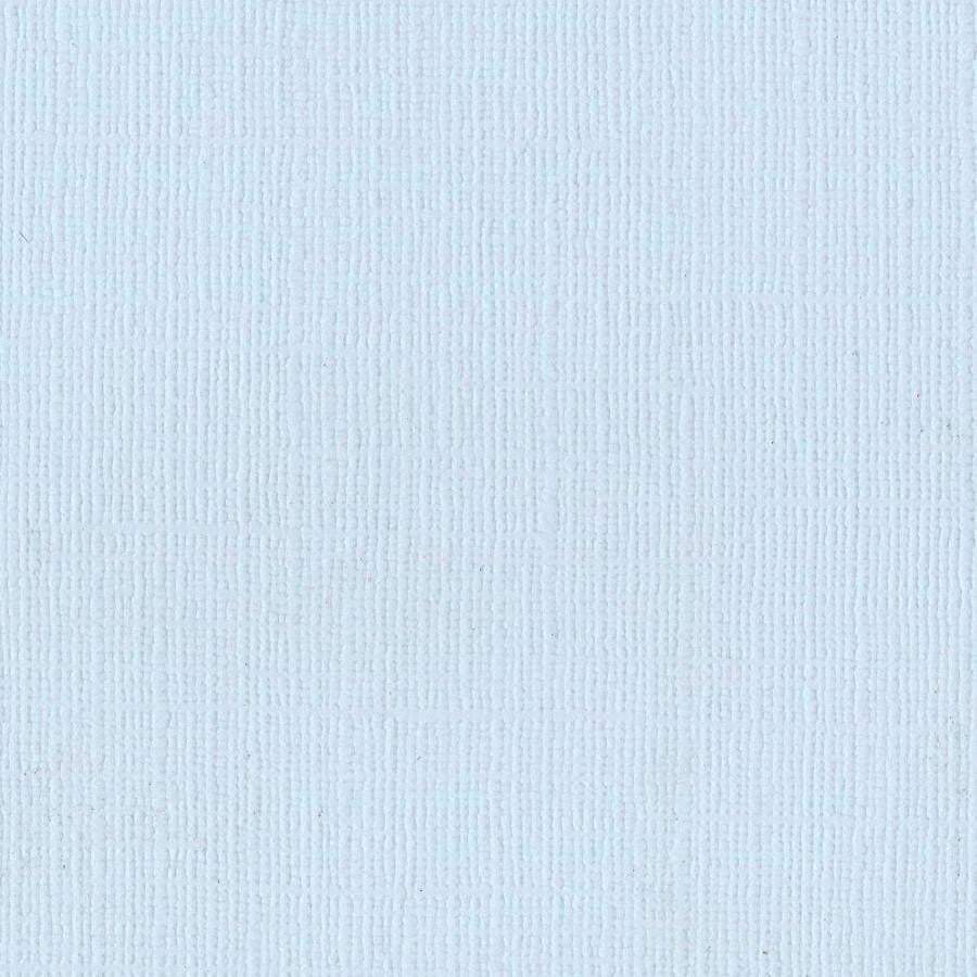 Bazzill Canvas 12 x 12 Powder Blue blå kartong