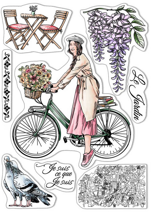 Ciao Bella - Clear Stamps - Notre Vie - Je suis ce que je suis - 6 x 8"