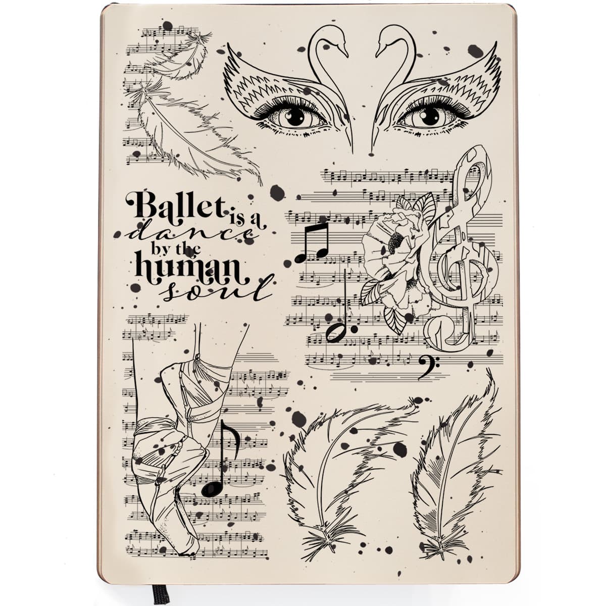 Ciao Bella - Clear Stamps - Le Cygne Noir - Black Swan