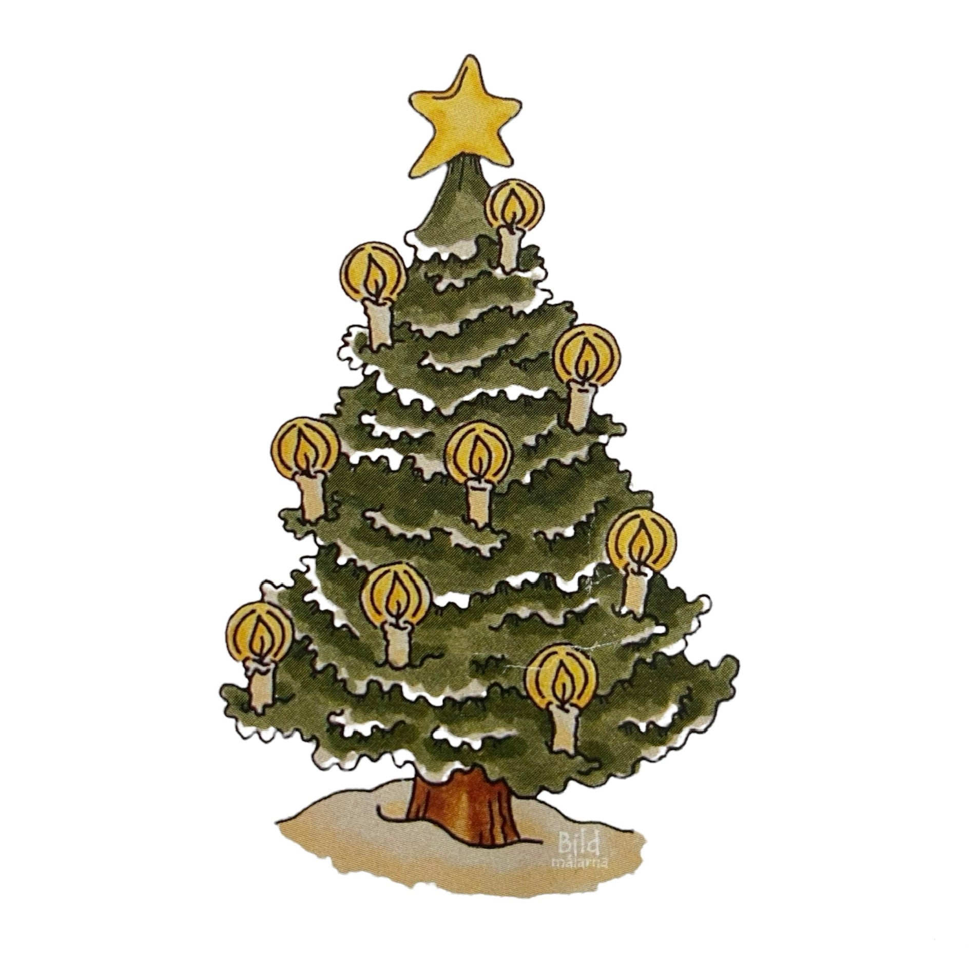 Bildmålarna - Stamp - Christmas Tree