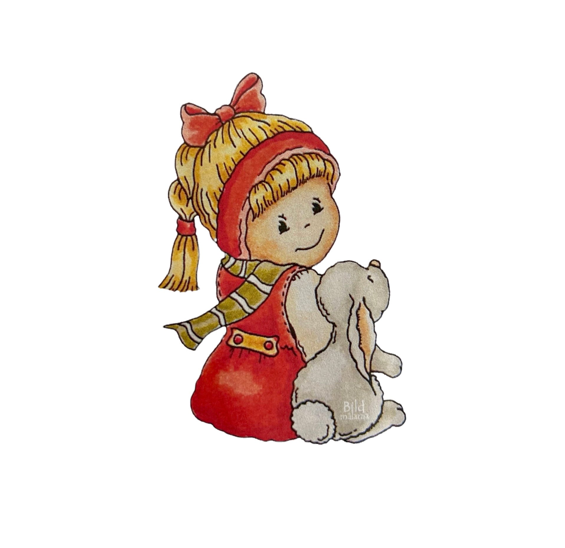 Bildmålarna - stamp - Mimosa Waiting for Santa