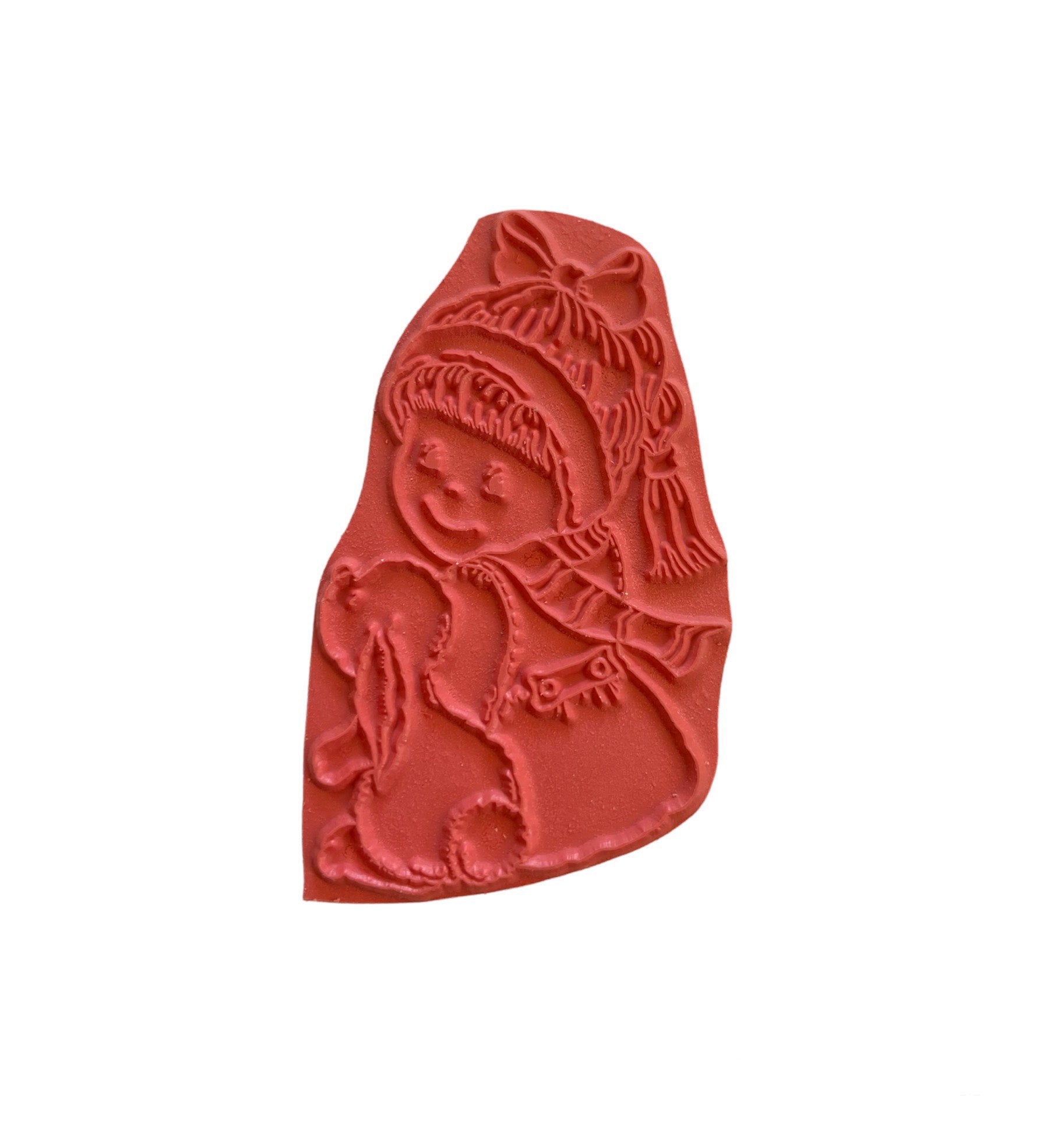 Bildmålarna - stamp - Mimosa Waiting for Santa