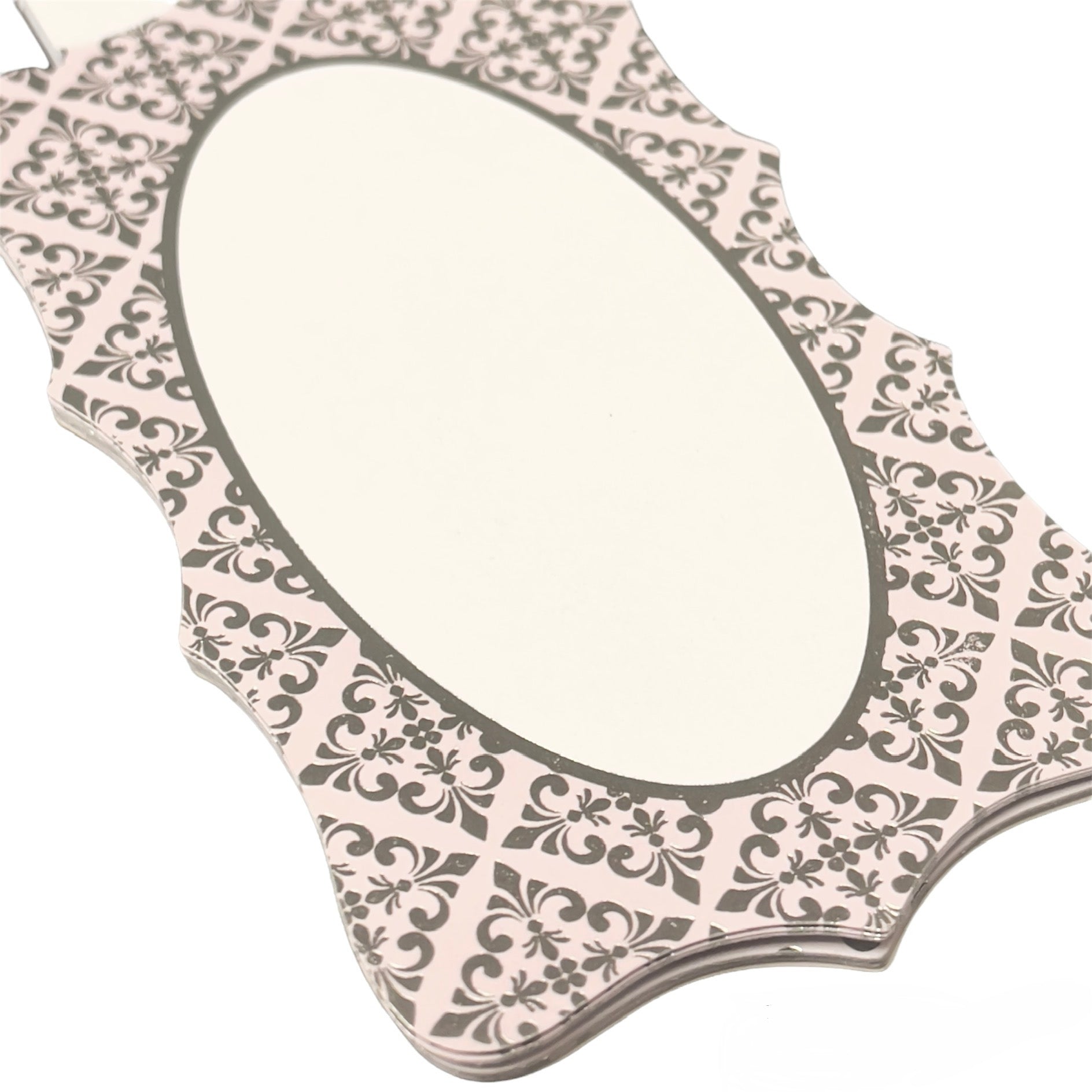 Ruby Rock-it - Wedding Narrative Tag - Pink/White Die-cuts
