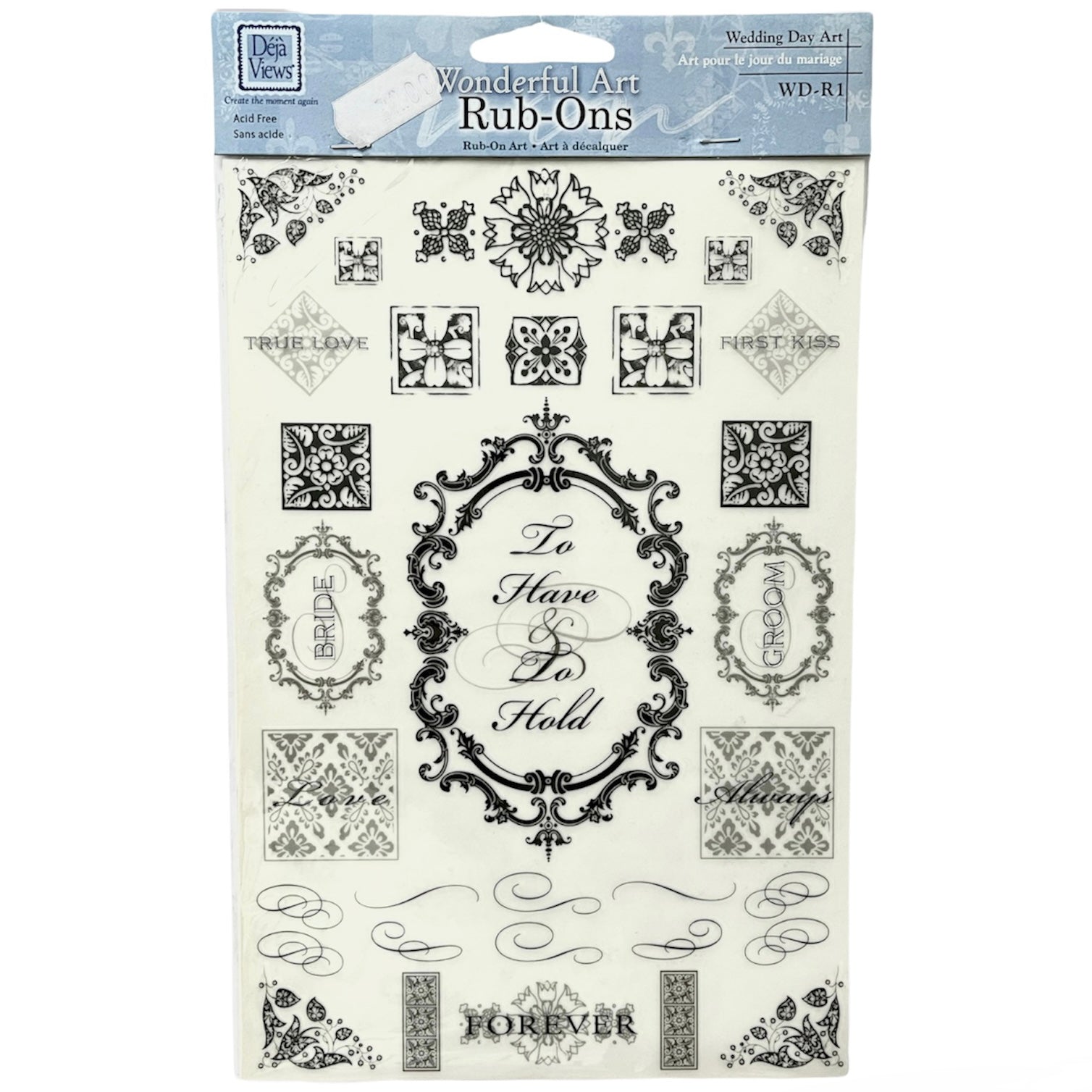 Déjà Views - Wedding Day Art - Rub-ons