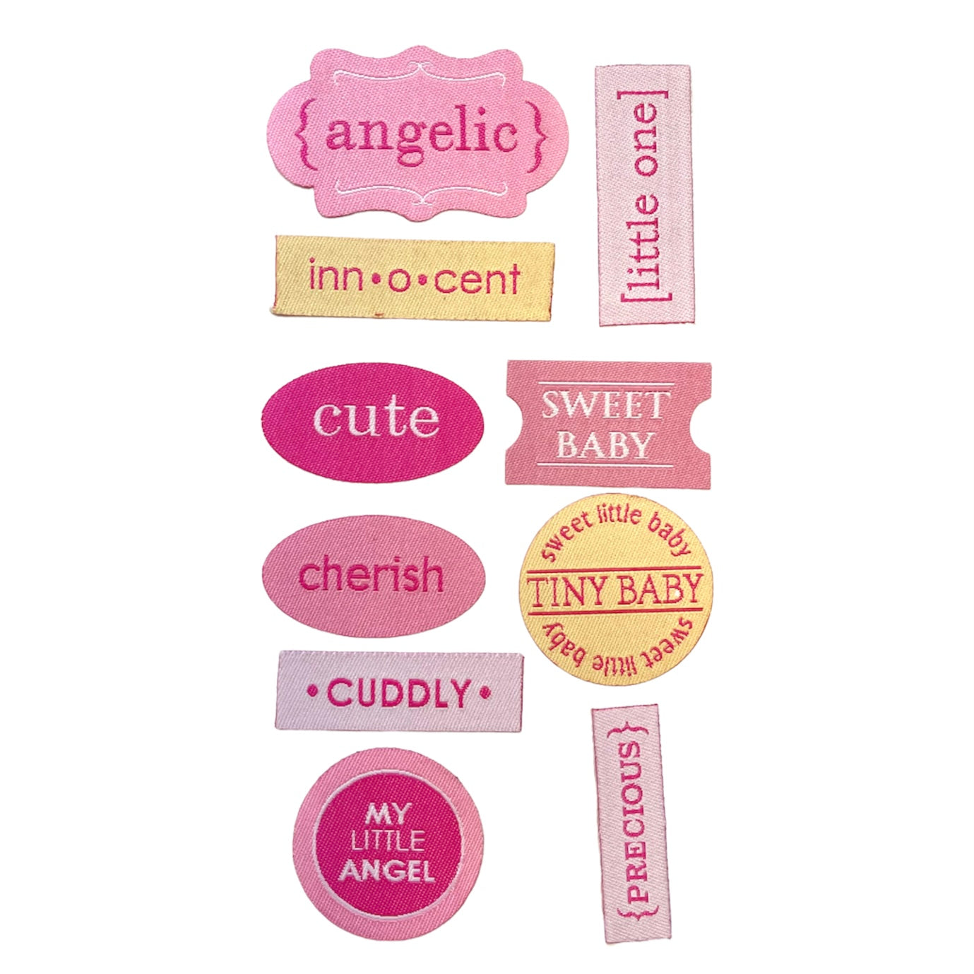 Melissa Frances - Fabric Stickers - My Little Angel