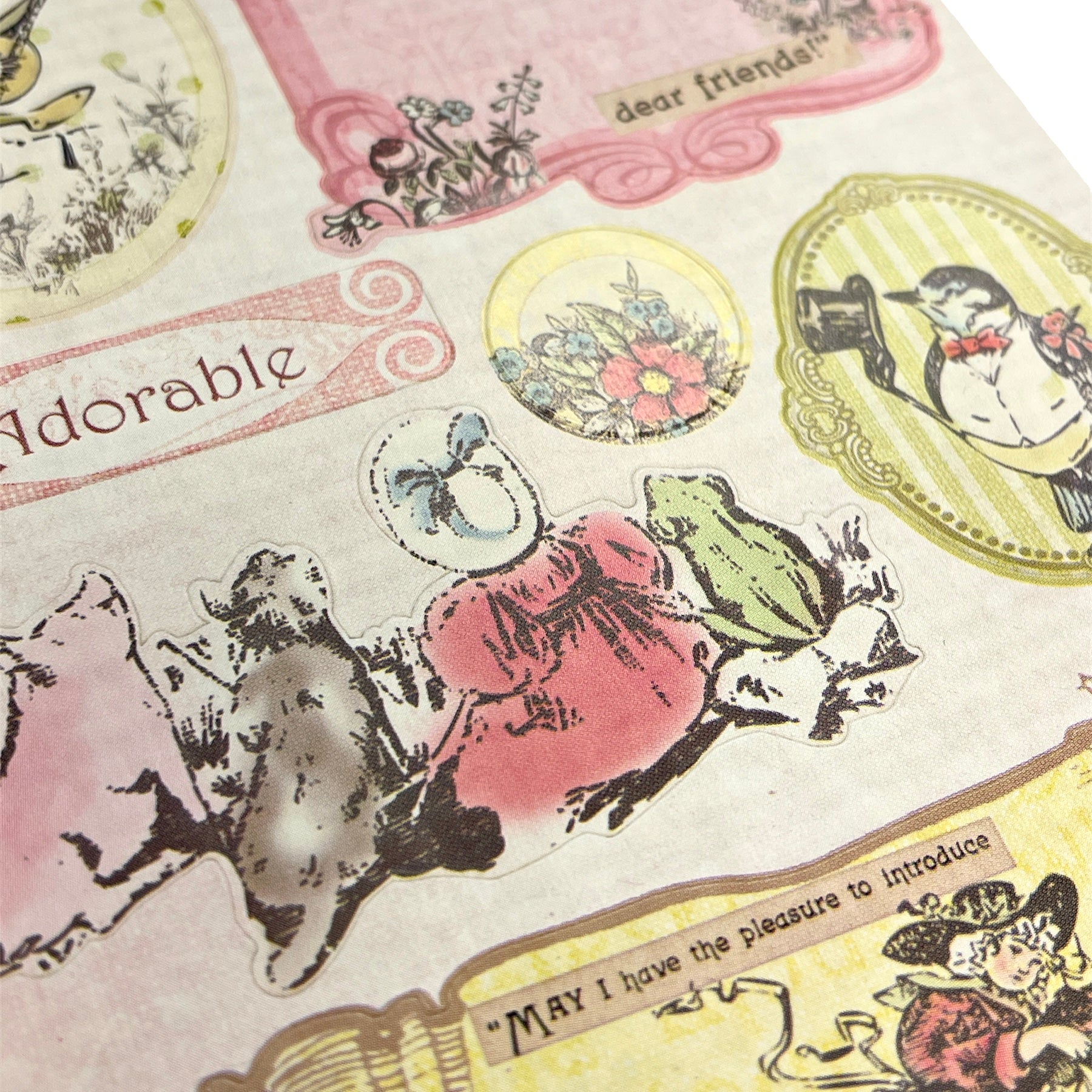 Creative Imaginations - Lullaby Girl - Sticker Sheet