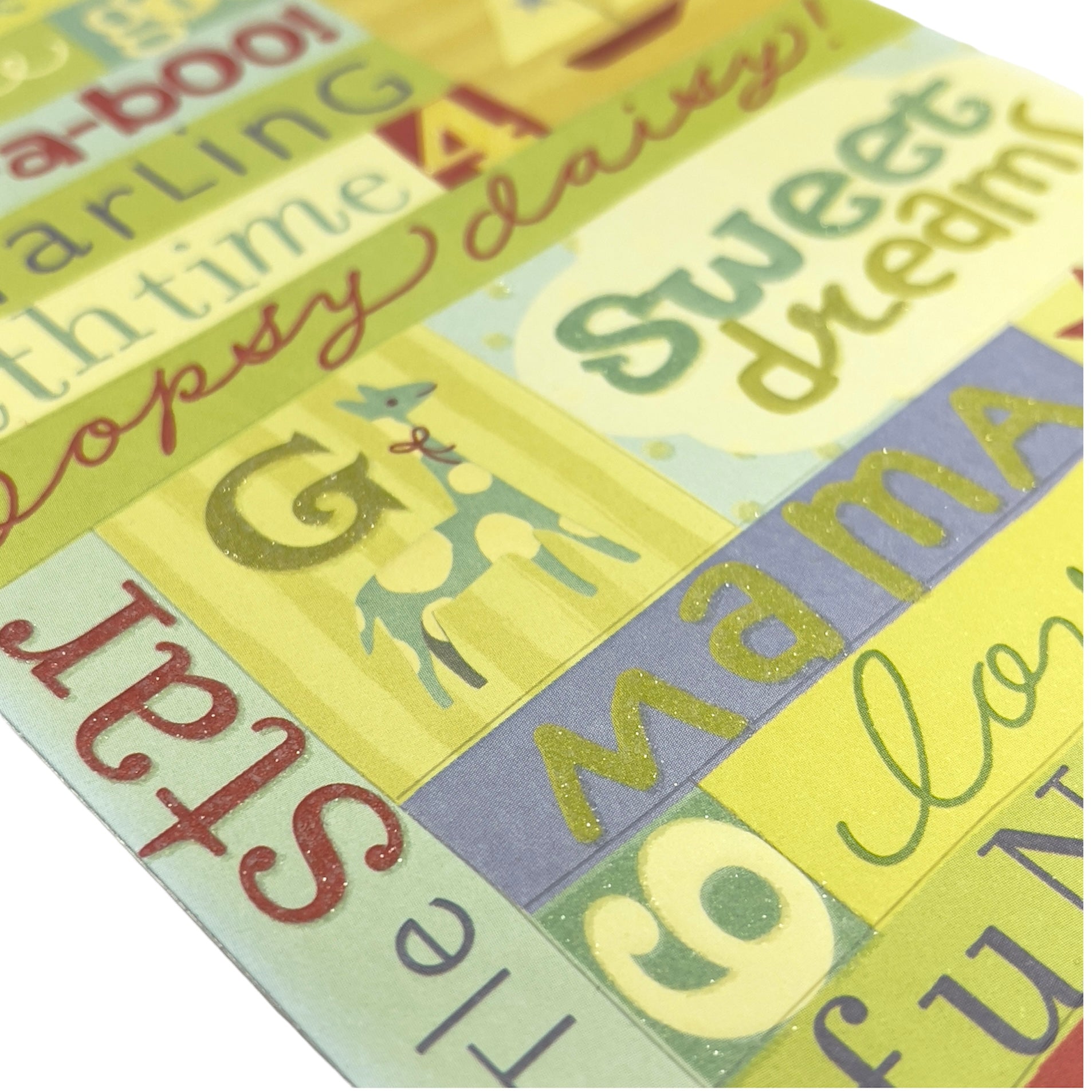 K & Company - Small Wonders Boy - Words Embossed Stickers