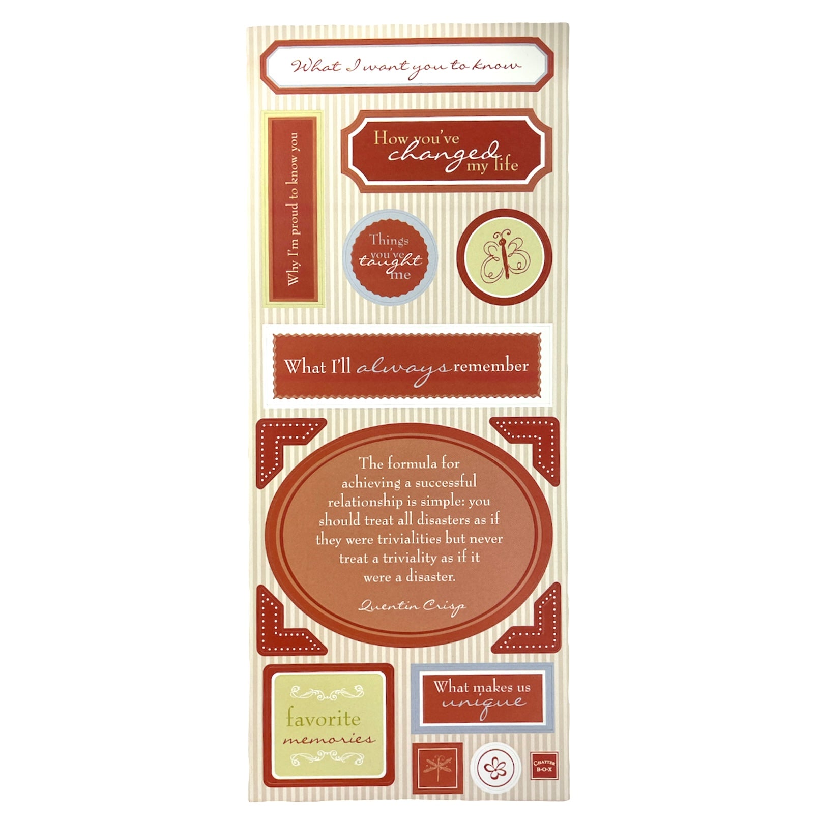 Chatterbox - Klistremerker - You and Me