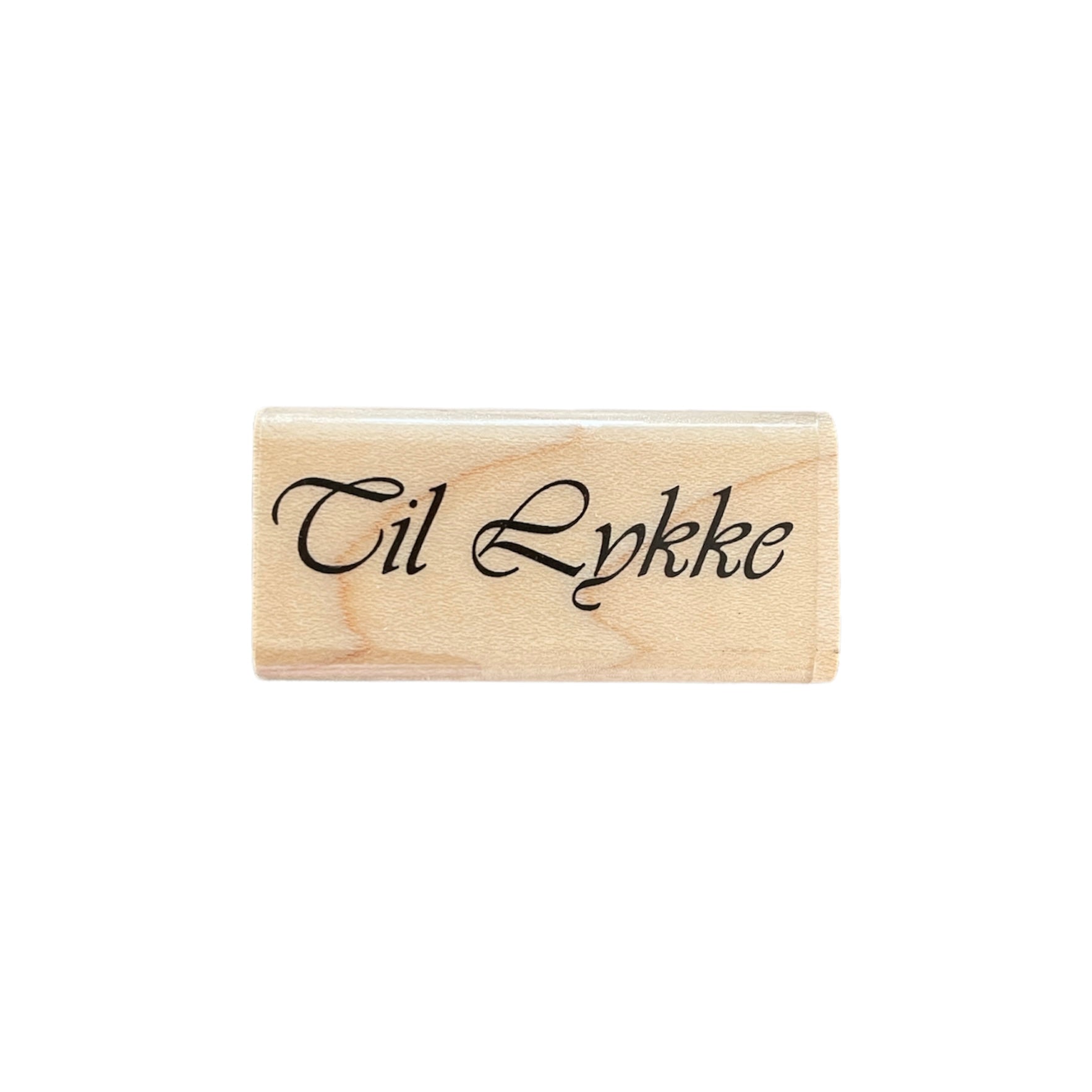 Bikuben - Montert Stempel - Til Lykke