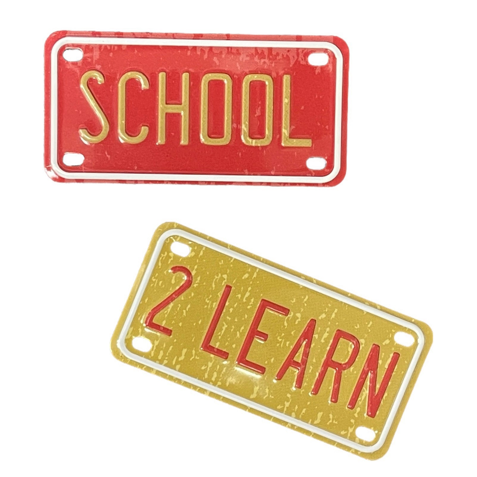 Creative Imaginations - School - Metal Plaques