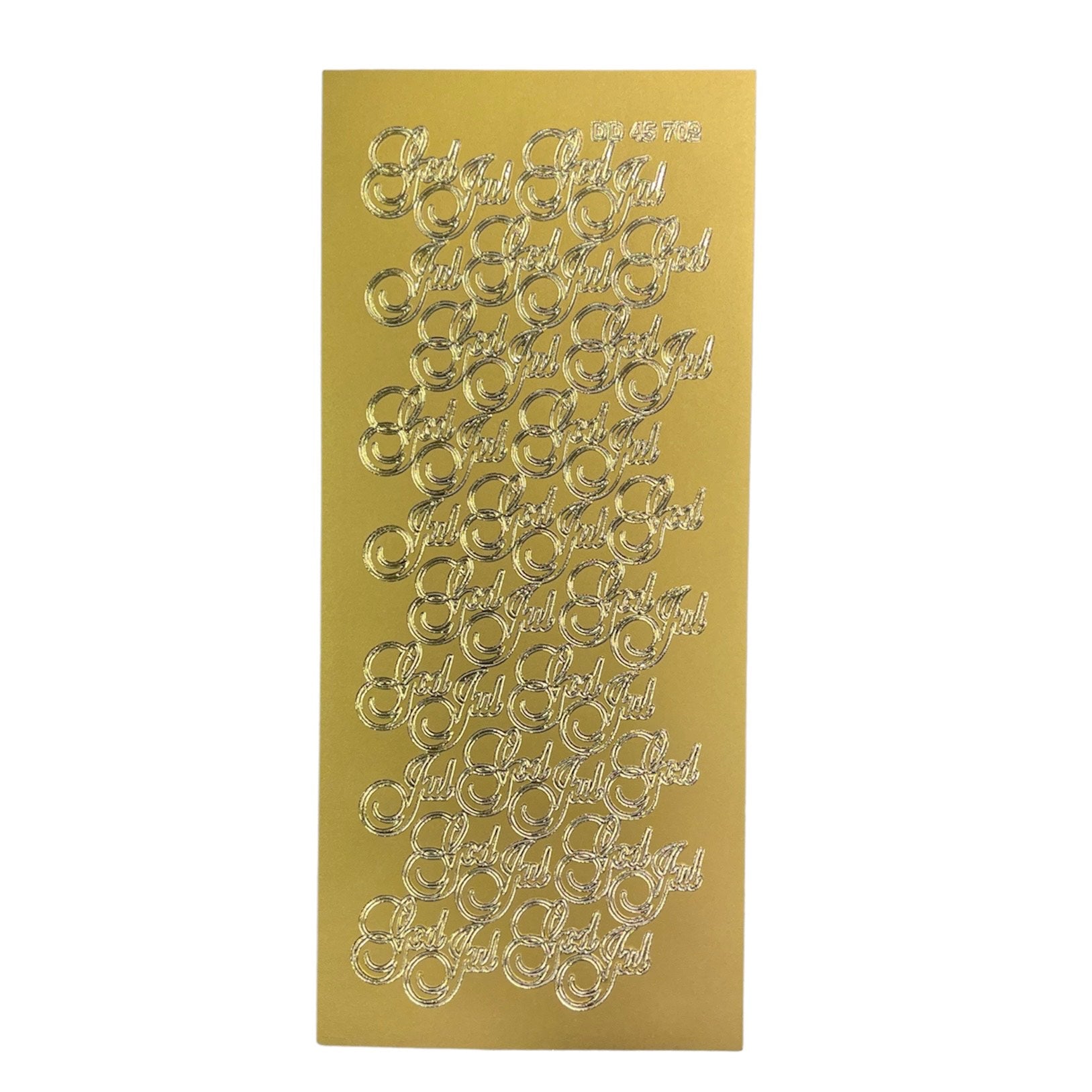 Klistremerker - God Jul - Gull