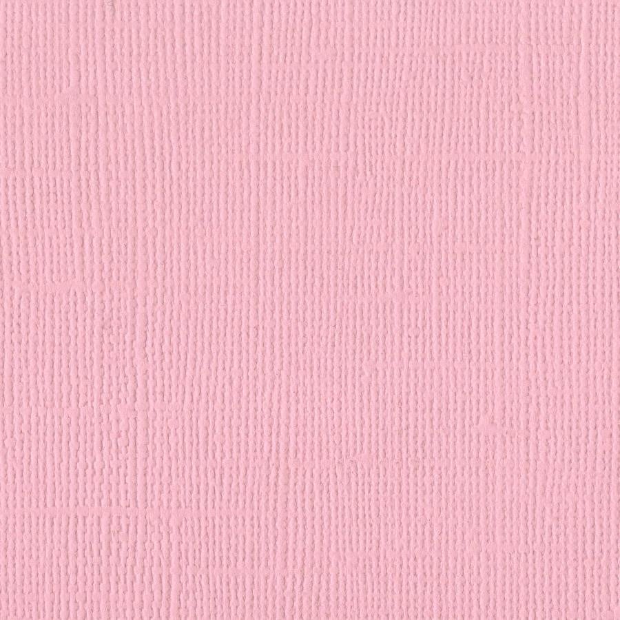 Bazzill Canvas 12 x 12 Romance rosa kartong