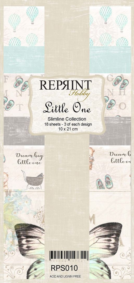 Reprint - Slimline Paper Collection - Little One
