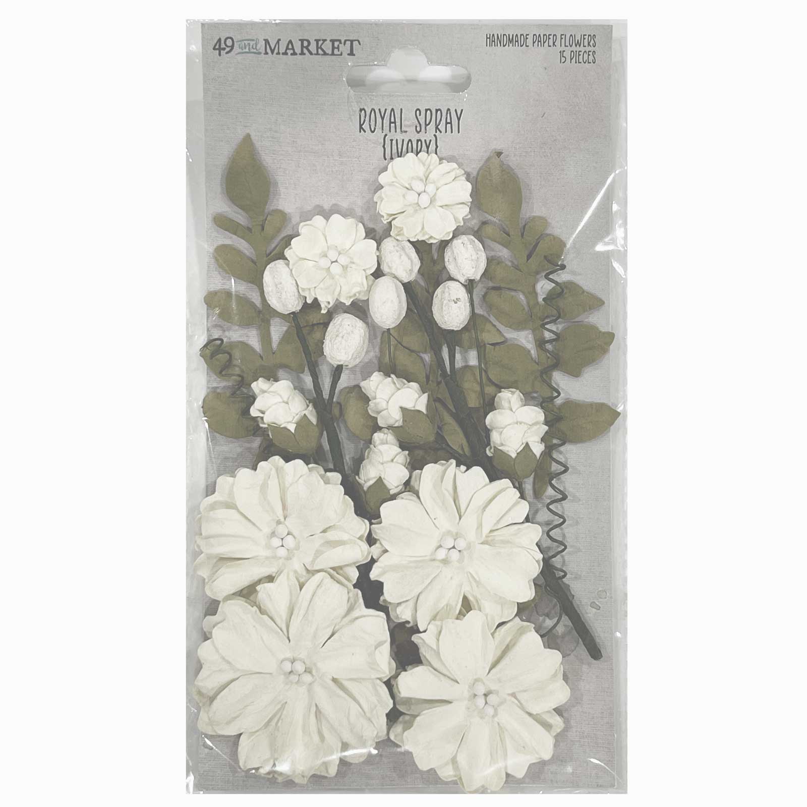 49 and Market - Royal Spray - Flowers - Ivory