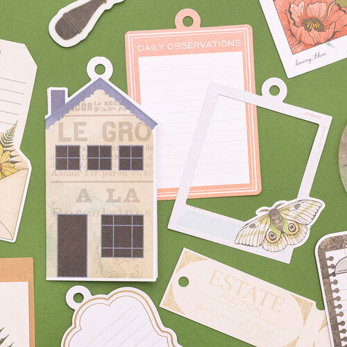 American Crafts - Vicki Boutin - Fernwood -Journaling Tags