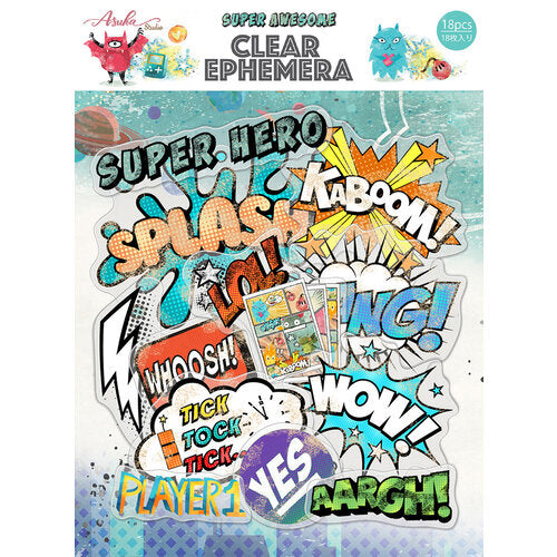 Asuka Studio - Super Awesome - Clear Die Cuts