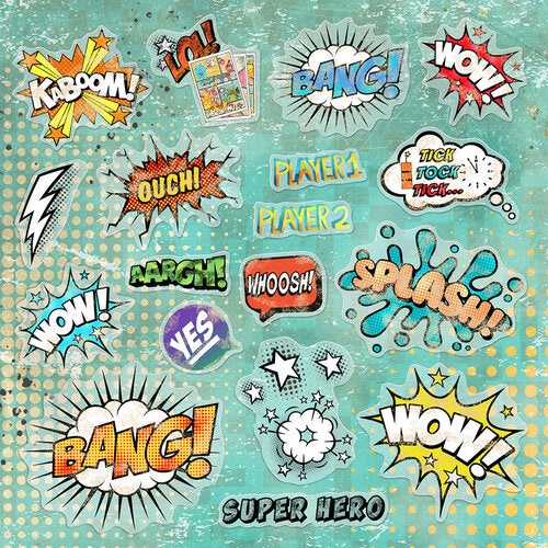 Asuka Studio - Super Awesome - Clear Die Cuts