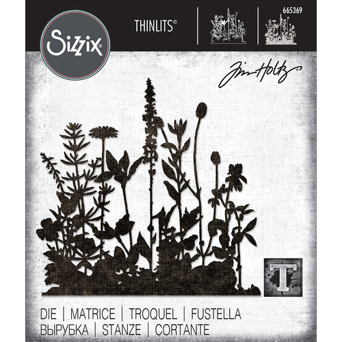 Sizzix - Tim Holtz Alterations - Thinlits - Flower Field