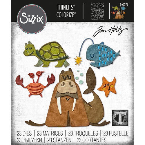Sizzix - Tim Holtz Alterations - Thinlits - Colorize - Under the Sea 2