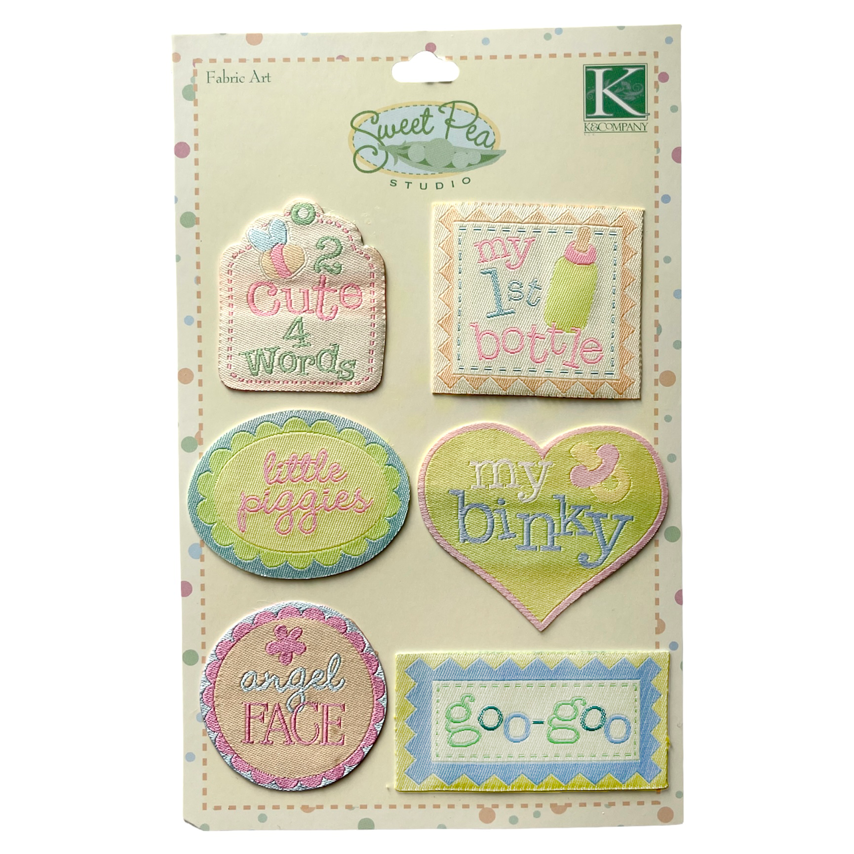 K & Company - Fabric Art - Baby's First Phrases