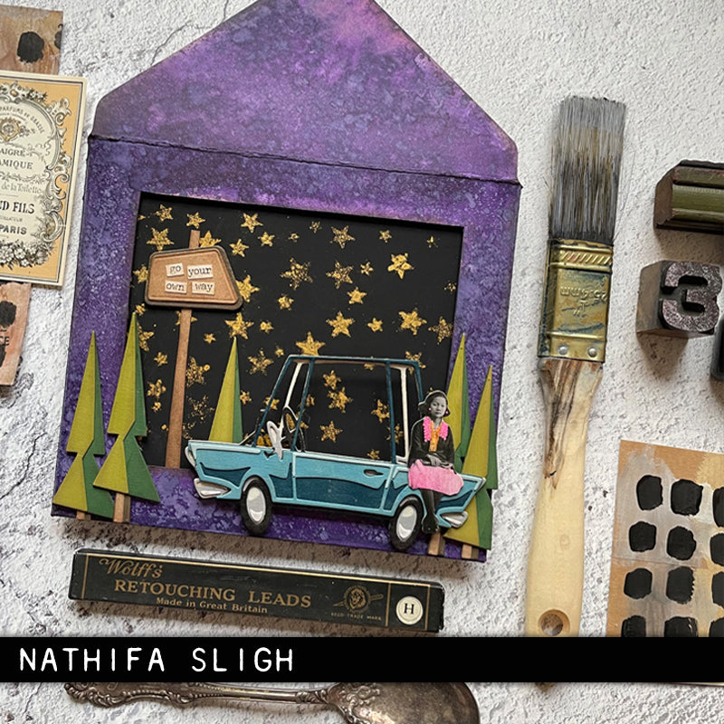 Sizzix - Tim Holtz - Thinlits Dies - Colorize - Road Trip