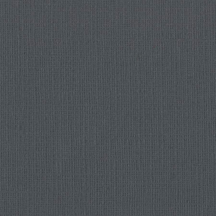 Bazzill - Canvas - Thunder 12x12" grå kartong