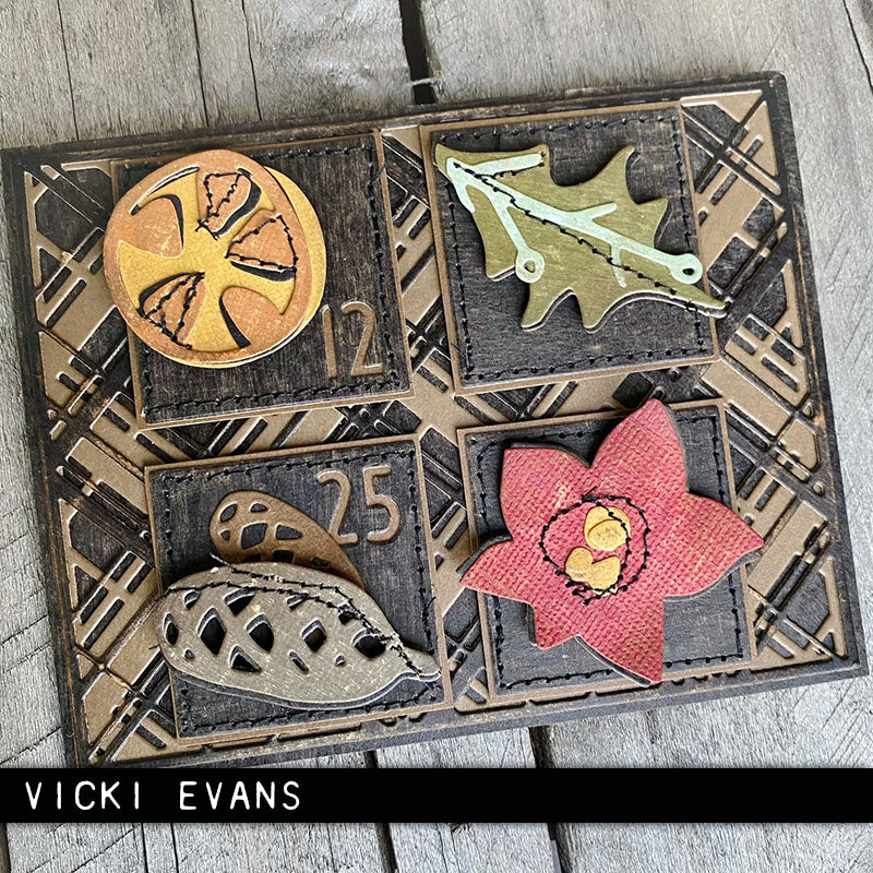 Sizzix - Tim Holtz - Thinlits - Modern Festive