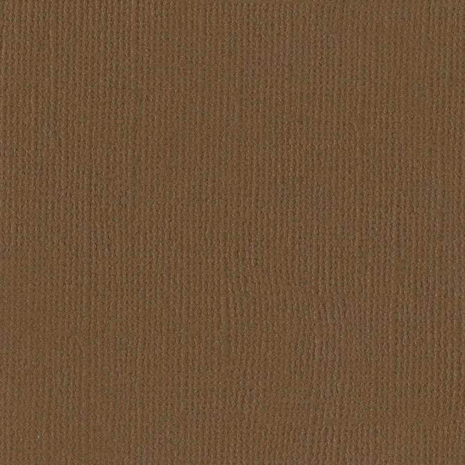 Bazzill Canvas 12 x 12 Walnut brun kartong