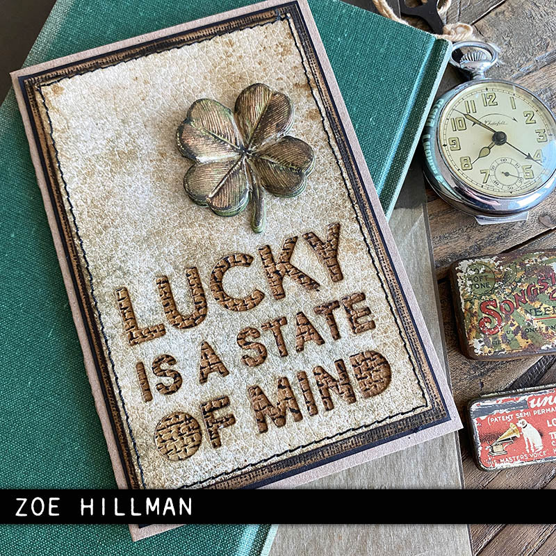 Tim Holtz Alterations - Texture Fades Embossig Folder - 3D - Cracked Leather