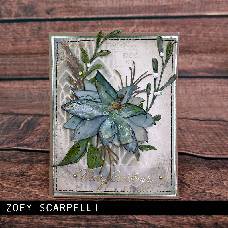 Sizzix - Tim Holtz - Thinlits - Holiday Brushstroke #3