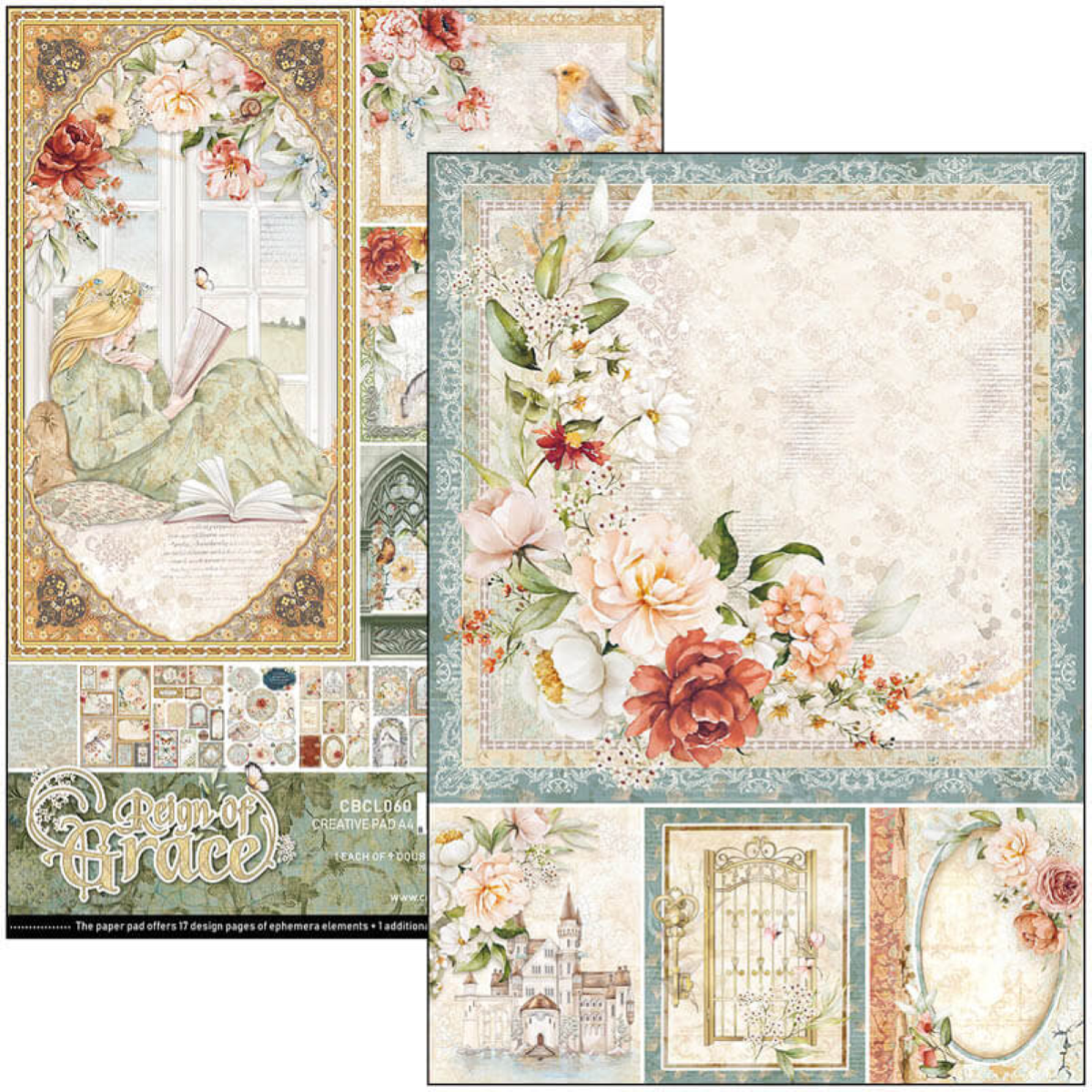 Ciao Bella - Reign of Grace - Paper Pack   (9 ark) A4