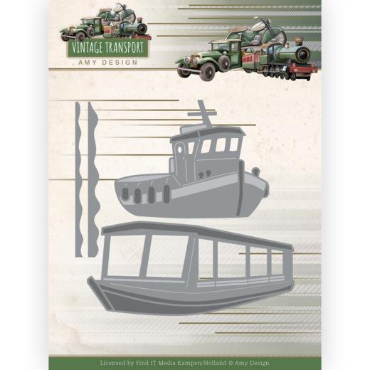 Amy Design - Vintage Transport - Dies - Boats