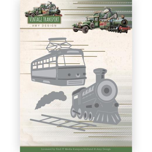 Amy Design - Vintage Transport - Dies - Train