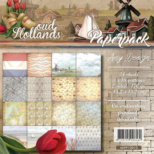 Amy Design - Oud Hollands- Paperpack - 6 x 6"