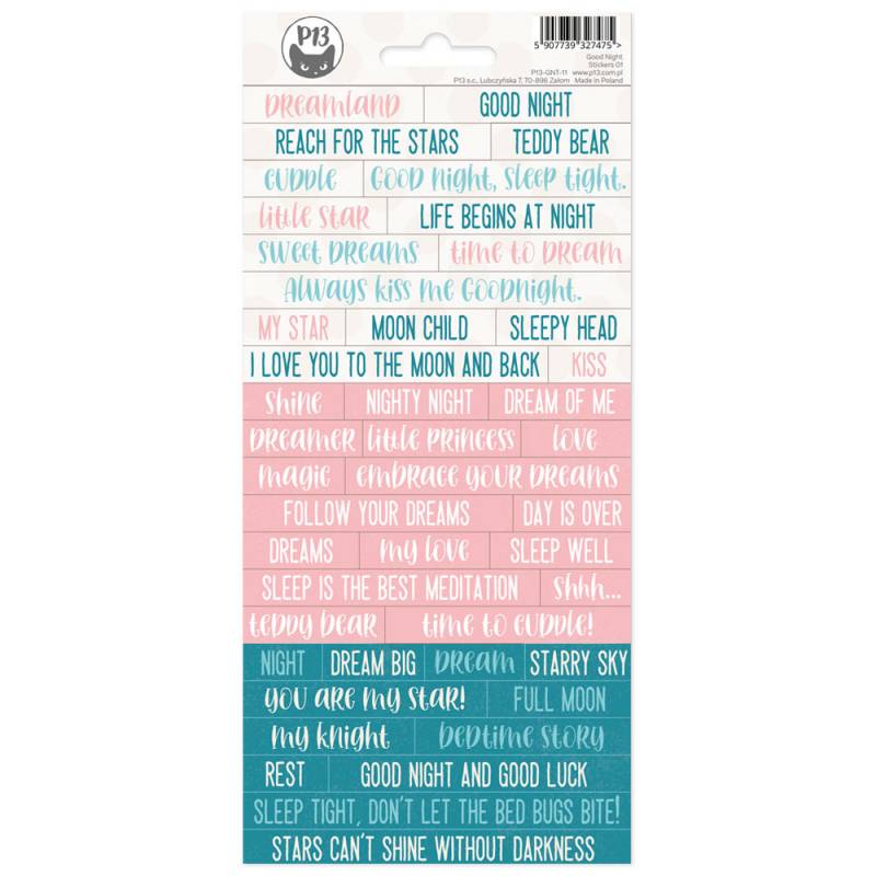 P13 - Good night - Stickers - 01